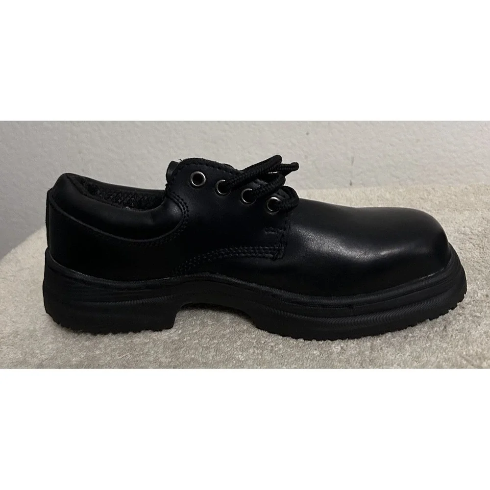 NEW Slip Grips Women's 8M Steel Toe Leather Slip Resistant Total Work Shoe - Picture 7 of 11